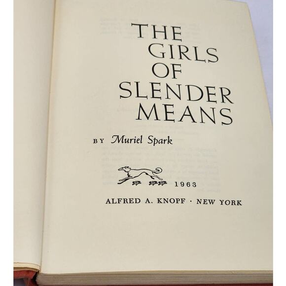 The Girls Of Slender By Muriel Spark First Edition Hardcover Vintage 1960 - Picture 3 of 10